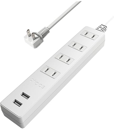 Amazon.co.jp: TOPLANDトップランド 電源タップ ほこり防止シャッター